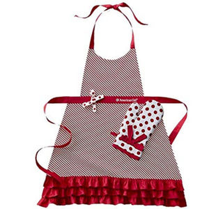 Williams Sonoma American Doll Adult Apron & Mitt S